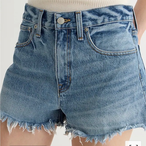 J. Crew Relaxed Denim Shorts Baxter St Wash Size 23 - Picture 6 of 8
